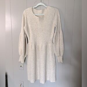 Sweater Dress Beige Sz Small